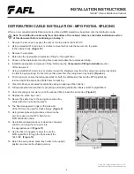 Preview for 8 page of AFL IDEAA 144F Installation Instructions Manual