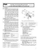 Preview for 1 page of AFL LG 250 Installation Instructions Manual