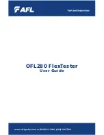 AFL OFL280 FlexTester User Manual preview
