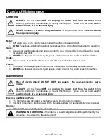 Preview for 17 page of AFLAMO IMPERIAL AV-WM36IMP Owner'S Manual