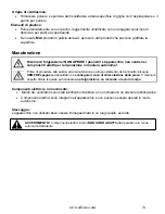 Предварительный просмотр 74 страницы AFLAMO IMPERIAL AV-WM36IMP Owner'S Manual