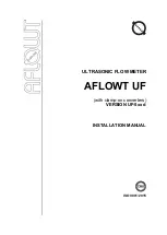 AFLOWT UF-5 d Series Installation Manual preview