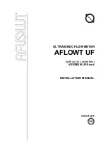 AFLOWT UF Series Installation Manual preview