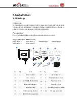 Предварительный просмотр 6 страницы Afore HNS Series Installation And Operation Manual