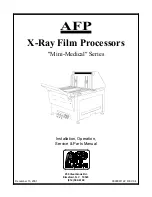 AFP Imaging Mini-Medical Series Installation, Operation & Service Parts Manual preview