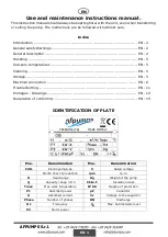 Preview for 17 page of AFPUMPS HM Use And Maintenance Instruction Manual