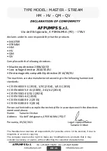 Preview for 31 page of AFPUMPS HM Use And Maintenance Instruction Manual