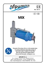 Preview for 1 page of AFPUMPS MIX Use And Maintenance Instructions