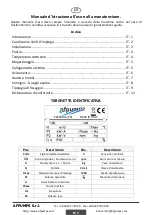 Preview for 2 page of AFPUMPS MIX Use And Maintenance Instructions