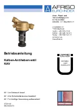 Preview for 2 page of Afriso EURO-INDEX KAV Operating Instructions Manual