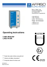 Afriso EURO-INDEX LAG-14 ER Operating Instructions Manual preview