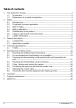 Preview for 2 page of Afriso EURO-INDEX ProCalida GT 3 Operating Instructions Manual