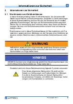 Preview for 3 page of Afriso EURO-INDEX ProCalida IN 1 1/2 Operating Instructions Manual