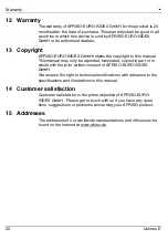 Preview for 20 page of Afriso EURO-INDEX Unimes E Operating Instructions Manual