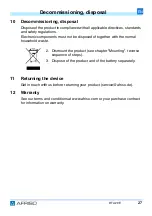 Предварительный просмотр 27 страницы AFRISO 4049827016760 Operating Instructions Manual