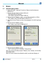 Предварительный просмотр 12 страницы AFRISO 46200 Operating Instructions Manual