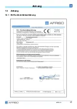 Предварительный просмотр 17 страницы AFRISO 46200 Operating Instructions Manual