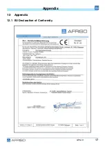 Предварительный просмотр 34 страницы AFRISO 46200 Operating Instructions Manual