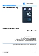 AFRISO 77300 Operating Instructions Manual preview