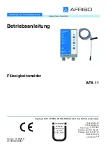 Предварительный просмотр 2 страницы AFRISO AFA 11 Operating Instruction