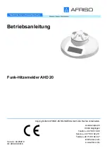 Предварительный просмотр 1 страницы AFRISO AHD 20 Operating Instructions Manual