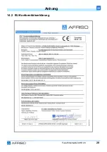 Предварительный просмотр 28 страницы AFRISO AHD 20 Operating Instructions Manual