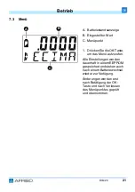 Preview for 21 page of AFRISO DIM 20 Operating Instructions Manual