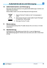 Предварительный просмотр 31 страницы AFRISO DTA 20 E Operating Instructions Manual