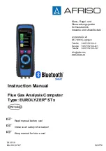 Предварительный просмотр 1 страницы AFRISO EUROLYZER STx Instruction Manual