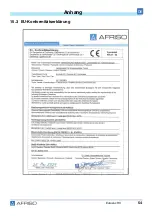 Предварительный просмотр 55 страницы AFRISO Eurovac HV Operating Instructions Manual