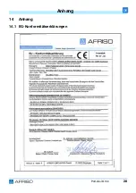 Предварительный просмотр 28 страницы AFRISO PrimoSol 130 Series Operating Instructions Manual