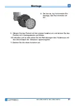 Предварительный просмотр 21 страницы AFRISO PrimoTherm 180-2 DN 25 RTA Operating Instructions Manual