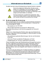 Preview for 4 page of AFRISO PrimoTherm Floor 130 Operating Instructions Manual