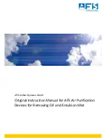 AFS 1100 Instruction Manual предпросмотр