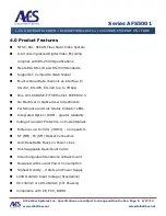 Preview for 6 page of AFS AFS5001-1CRX Installation & Operation Instructions