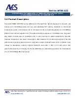 Предварительный просмотр 5 страницы AFS AFS6322 series Installation & Operation Instructions