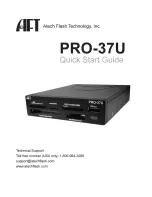 Preview for 1 page of Aft pro-37u Quick Start Manual