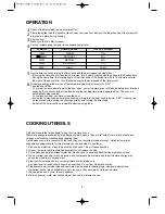 Preview for 6 page of Aftron AFMW200M Operating Instructions Manual