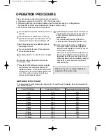 Preview for 8 page of Aftron AFMW315G Operating Instructions Manual