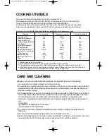 Preview for 17 page of Aftron AFMW315G Operating Instructions Manual