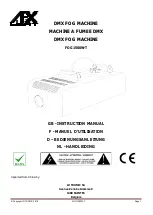 afx light 15-1745 Instruction Manual preview