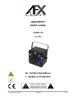 afx light COMBO-LED 15-1872 Instruction Manual preview