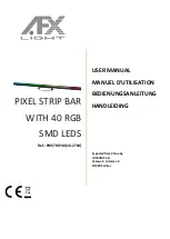 afx light PIXSTRIP40 User Manual preview