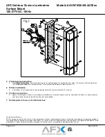 Предварительный просмотр 2 страницы AFX AUW103643LAJD2 Series Quick Start Manual