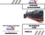 Preview for 1 page of AFX CAN AM MAVERICK
 X3 MAX PRO032 Installation Manual