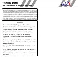 Preview for 2 page of AFX CAN AM MAVERICK
 X3 MAX PRO032 Installation Manual