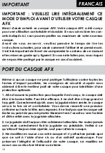 Preview for 14 page of AFX FX-19 International Owner’S Manual