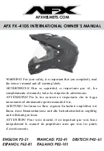 AFX FX-41DS Owner'S Manual preview