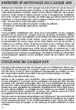 Preview for 16 page of AFX FX-70 International Owner’S Manual