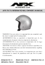 Preview for 1 page of AFX FX-76 International Owner’S Manual